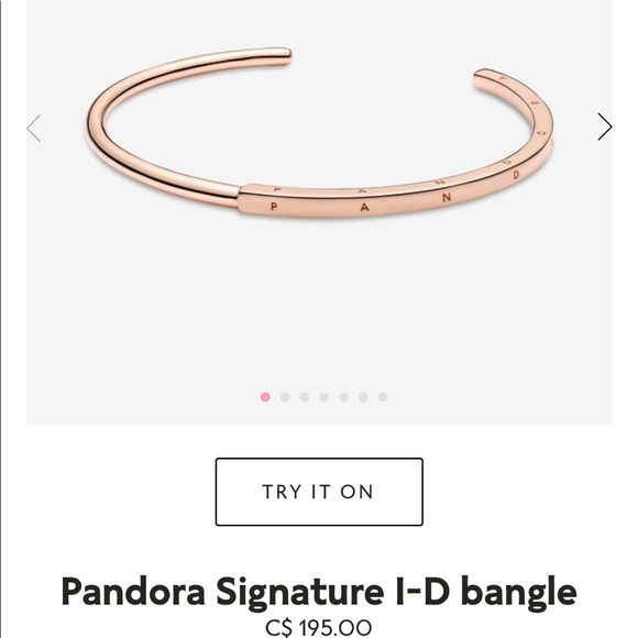 Pandora Signature I-D bangles - Picture 7 of 8
